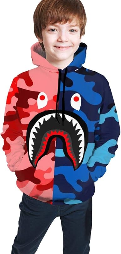 red bape moletom com capuz
