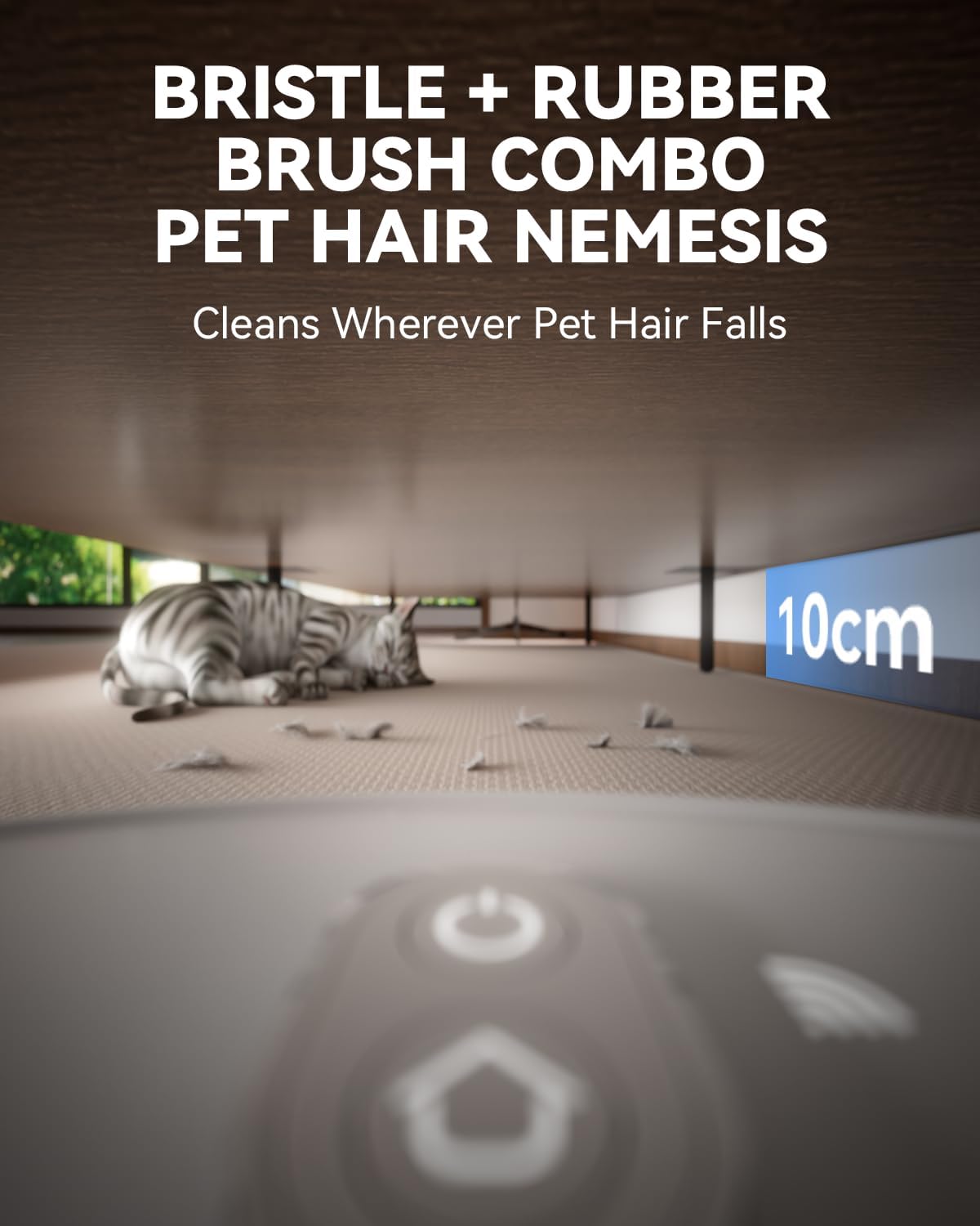 Robot Vacuum and Mop Combo,Self Emptying Station for 70 Days Cleaner with LiDAR Navigation Smart Mapping & Max Strong 8000Pa Suction WiFi/App/Alexa Voice Control, Obstacle Avoidanc...