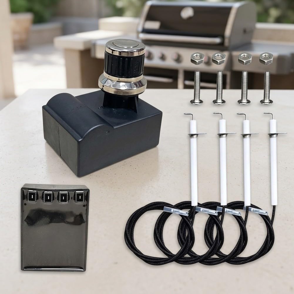 Generador Chispas BBQ Plástico Alta para temp Generador Chispas(4 Outlet)
