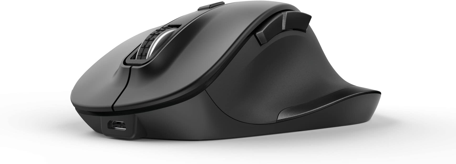 Amazon Basics Ergonomic wireless mouse for Laptop, 2.4 GHz with USB ...