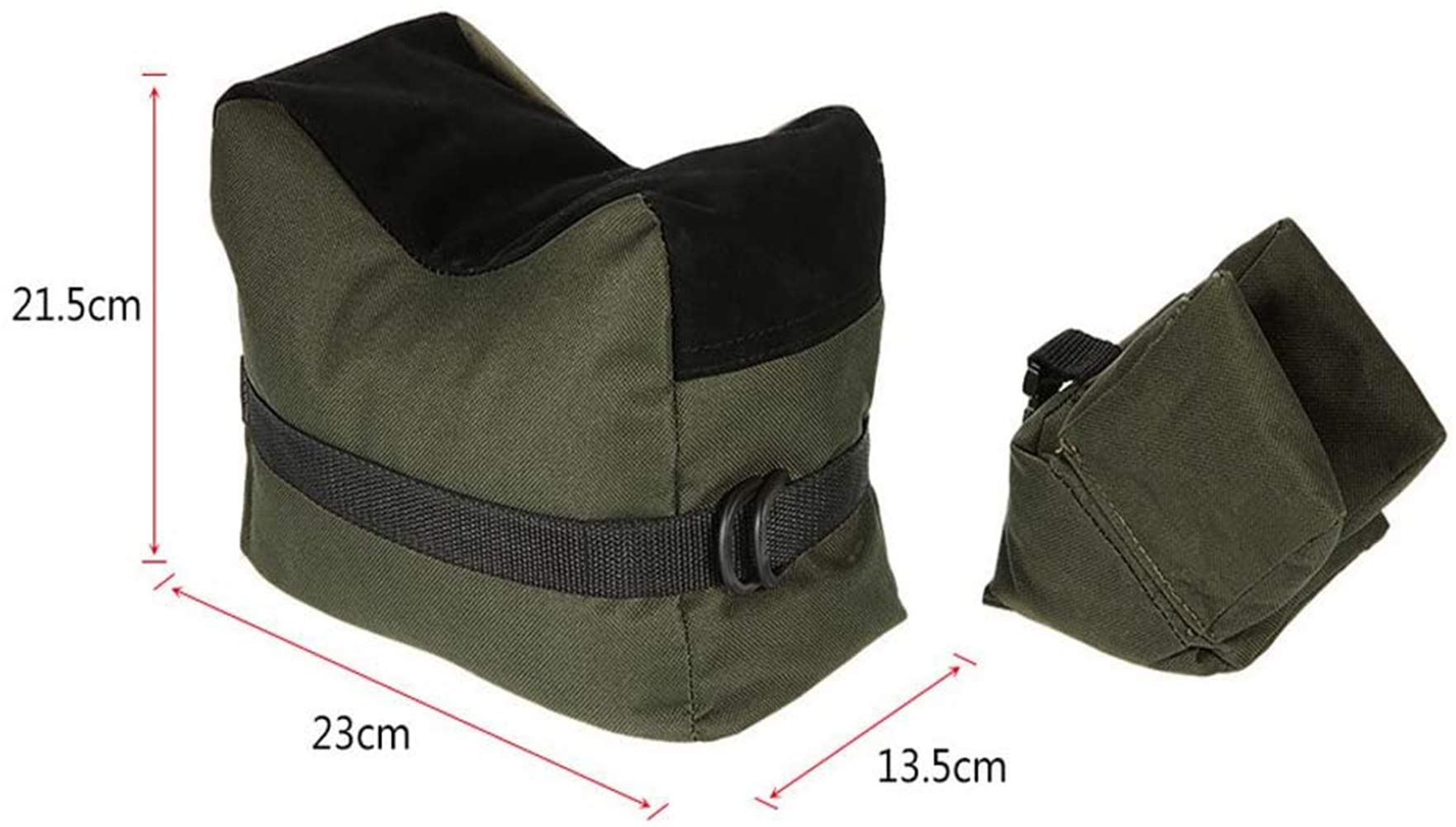 Borse per Riposo per Tiro All'Aperto. Resto Supporto Anteriore/Posteriore Supporto per Supporti Sandbag con Resistenza all'Acqua in Poliestere 900 Denari E Costruzione Durevole per Borsa.