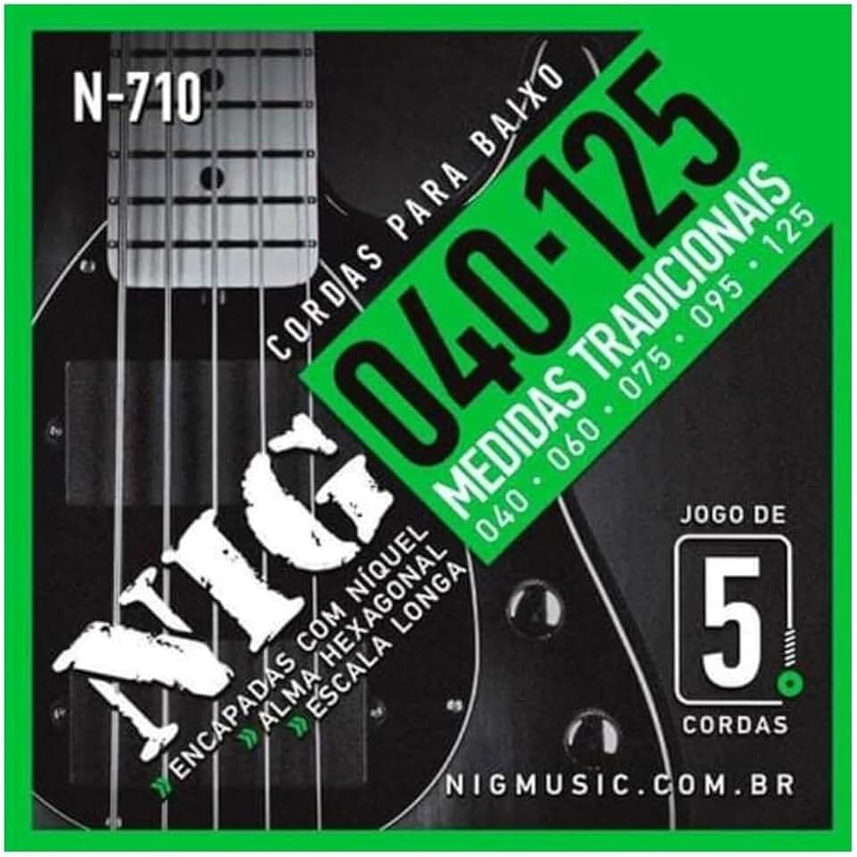 Encordoamento para contra baixo 5 cordas 040/125 n710
