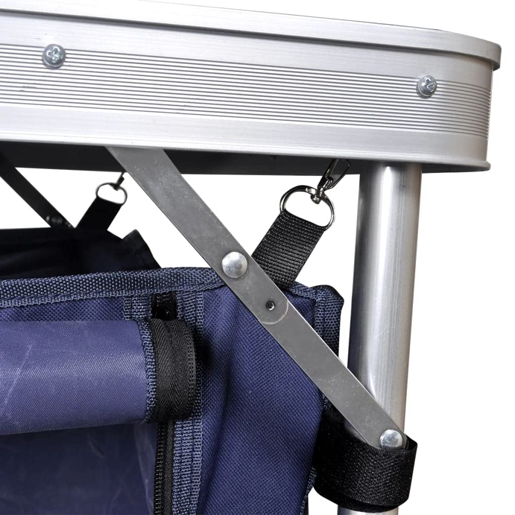 Armario de Camping Plegable con Estructura de Aluminio,Deportes,Actividades al Aire Libre,Camping y Senderismo,Muebles de Camping,8.1kg-41331