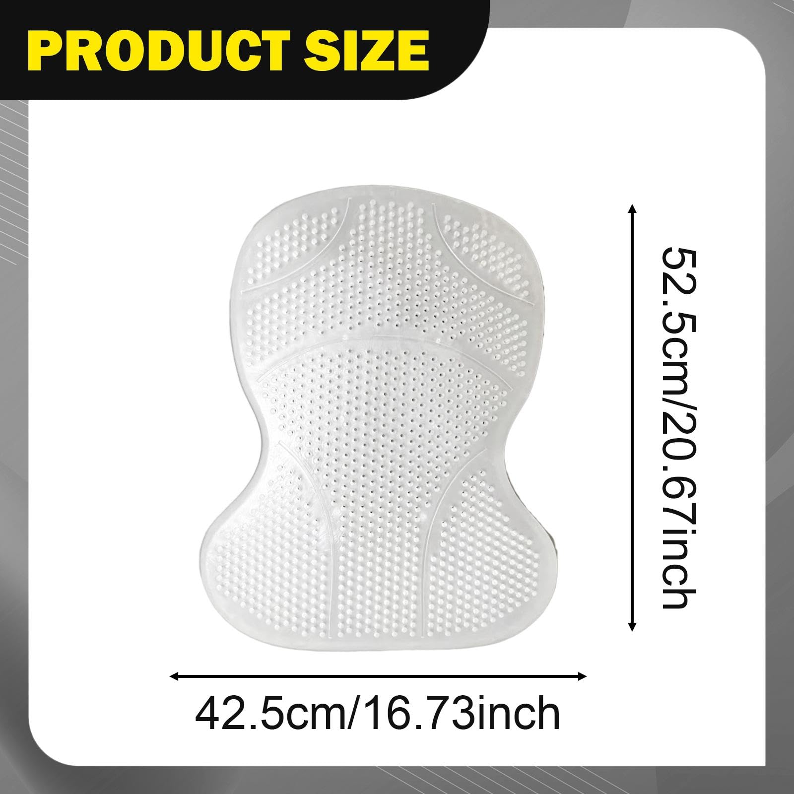 Almohadilla para Caballo de Gel de Silicona Antideslizante Absorbe Impactos para Mayor Comodidad Transpirable Adecuada para Montar Y Uso