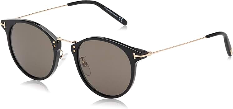 Tom Ford FT 0673 Jamieson Sunglasses 01A Black/Grey lens 51MM at