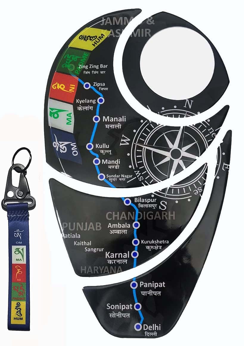 Bullet Bike Thunderbird Tank Pad Protector Sticker 3D Emboss Compatible with 350 Standard &500 Electra Waterproof