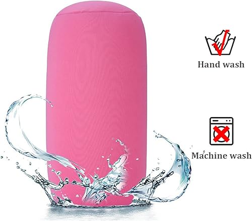 Miniatura 5 de 2Pcs Microbead Neck Roll Pillow, Squishy Neck or Back Support Tube Bean Pillow Cervical Cylindrical Cushion Sleeping Pillow for Home Bed Sofa Travel