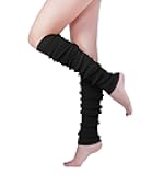 Long Leg Warmer, Women’s Men 80s Party Ribbed Knit Dance Sports