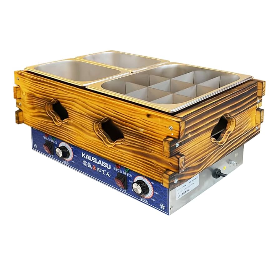 Amazon | おでん鍋 業務用デスクトップおでん機 麺鍋 フライヤー