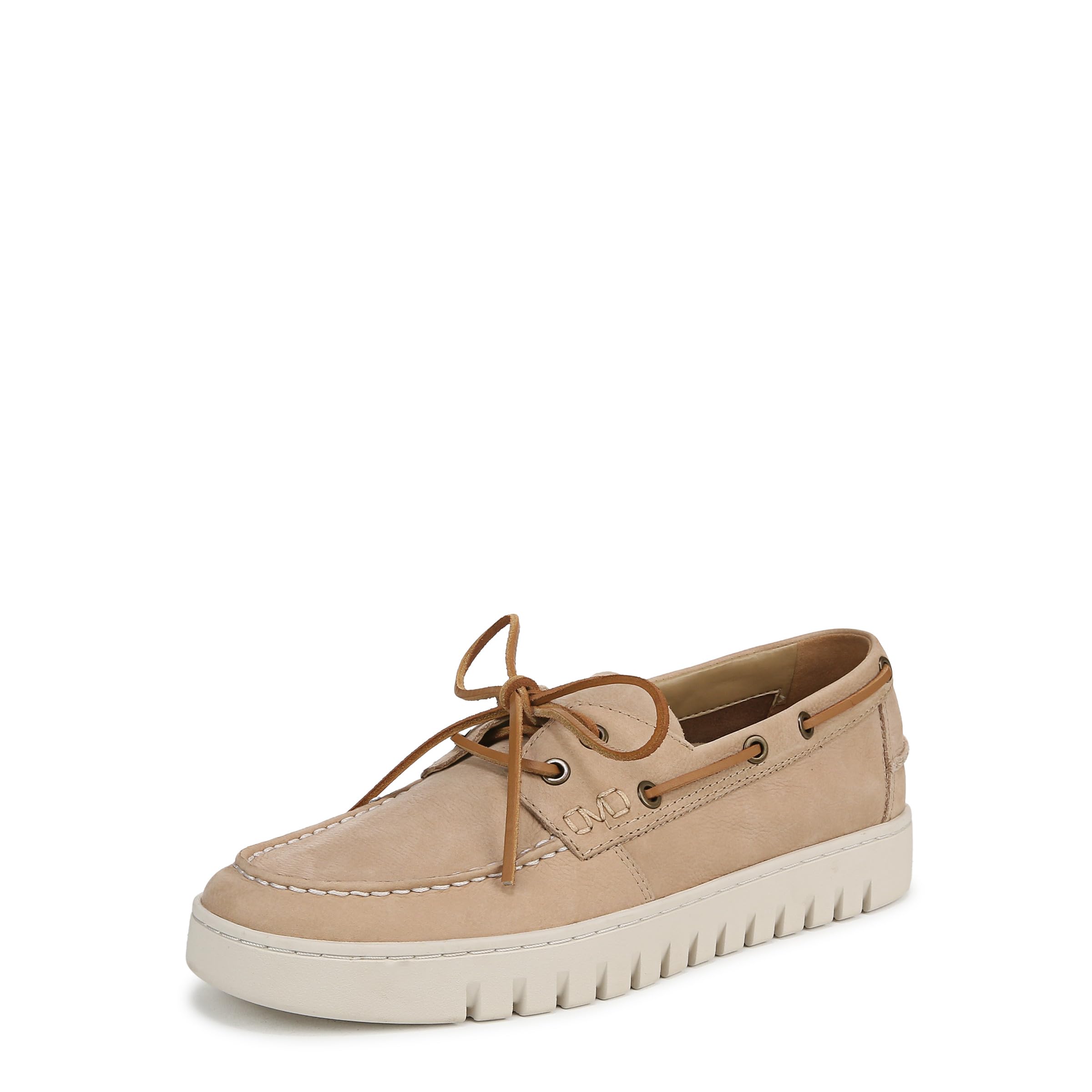 Vionic Men's Uptown Boat Shoe, Sand, 8.5 UK