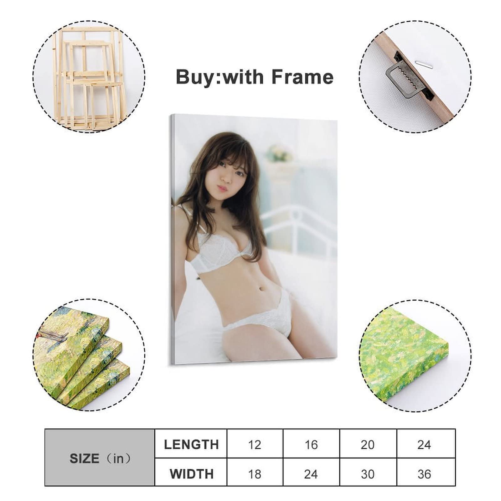 Amazon.co.jp: 山田麻莉奈 ポスター装飾画写真7 キャンバスアート