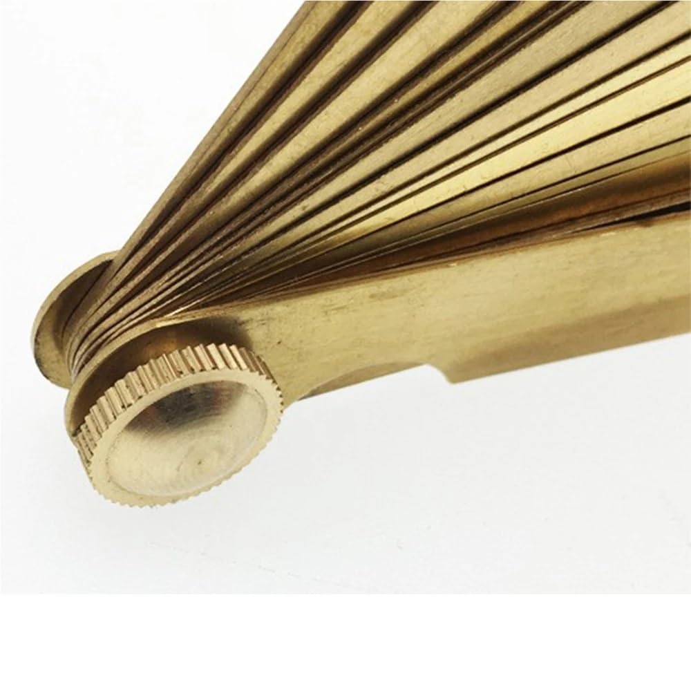 13/20 klingen Nicht magnetische Messing Dicke Fühlerlehre 0,05-1,00mm Set Dicke Gauge(0.05-1.00 20blades)