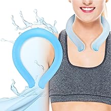Lumious Neck Cooling Tube, Cold Gel Wrap Ice Packs for Necks, Reusable Cool Body Cooler Tube for Summer, Sports, Outdoor Activities