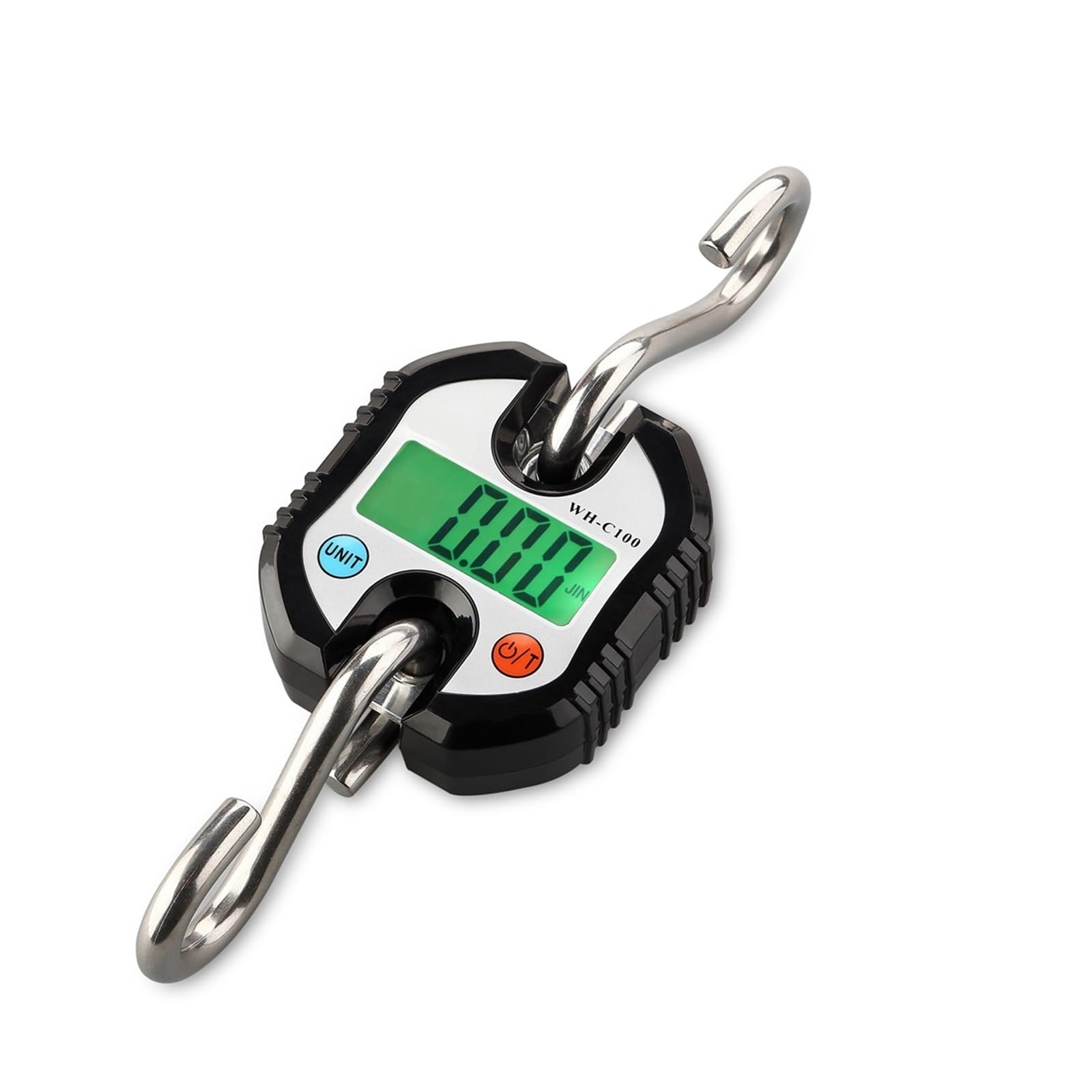 JVDDI Digital Hanging Scale 150kg 50g Digital Hook Scale Electronic Weighting Suitcase Hanging Scales Kitchen Weighing Balance Heavy Duty Crane Hook(Nero)