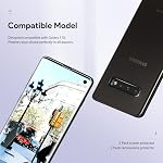 [2+2 Pack] LK designed for Samsung Galaxy S10 6.1inch, 2 Pack Flexible TPU Screen Protector and 2 Pack Camera Lens Protector [Ultrasonic Fingerprint Support] HD Clear Easy Installation