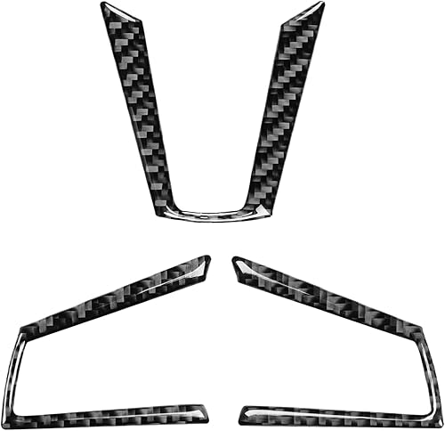 Miniatura 1 de ITrims Accesorios para volante de automóvil para Mazda MX-5 Miata interior de la cubierta del volante calcomanía decorativa de fibra de carbono