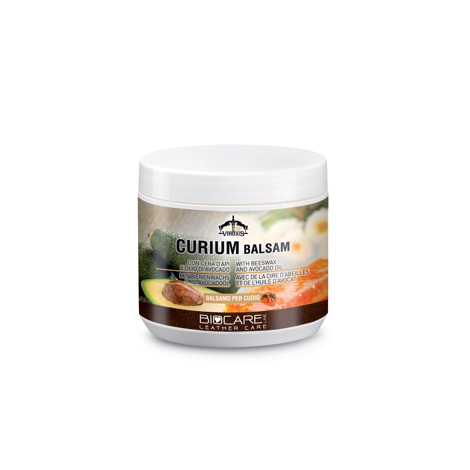 Veredus Curium Balsam para cuero con cera de abeja y aguacate