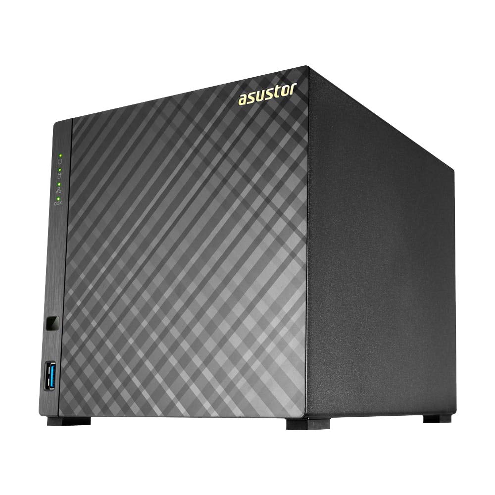 ASUSTOR AS3104T 4-Bay NAS System Dual Core 1.6Ghz, 2GB DDR3L