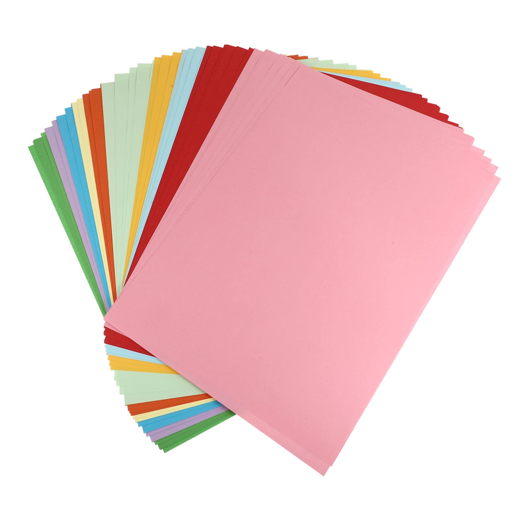 Carta Colorata per Bambini 100 Pezzi per Origami e Ritaglio | Formato A3, Uso per Lavoretti e Piegatura, Adatta ad Attività Creative dei Piccoli