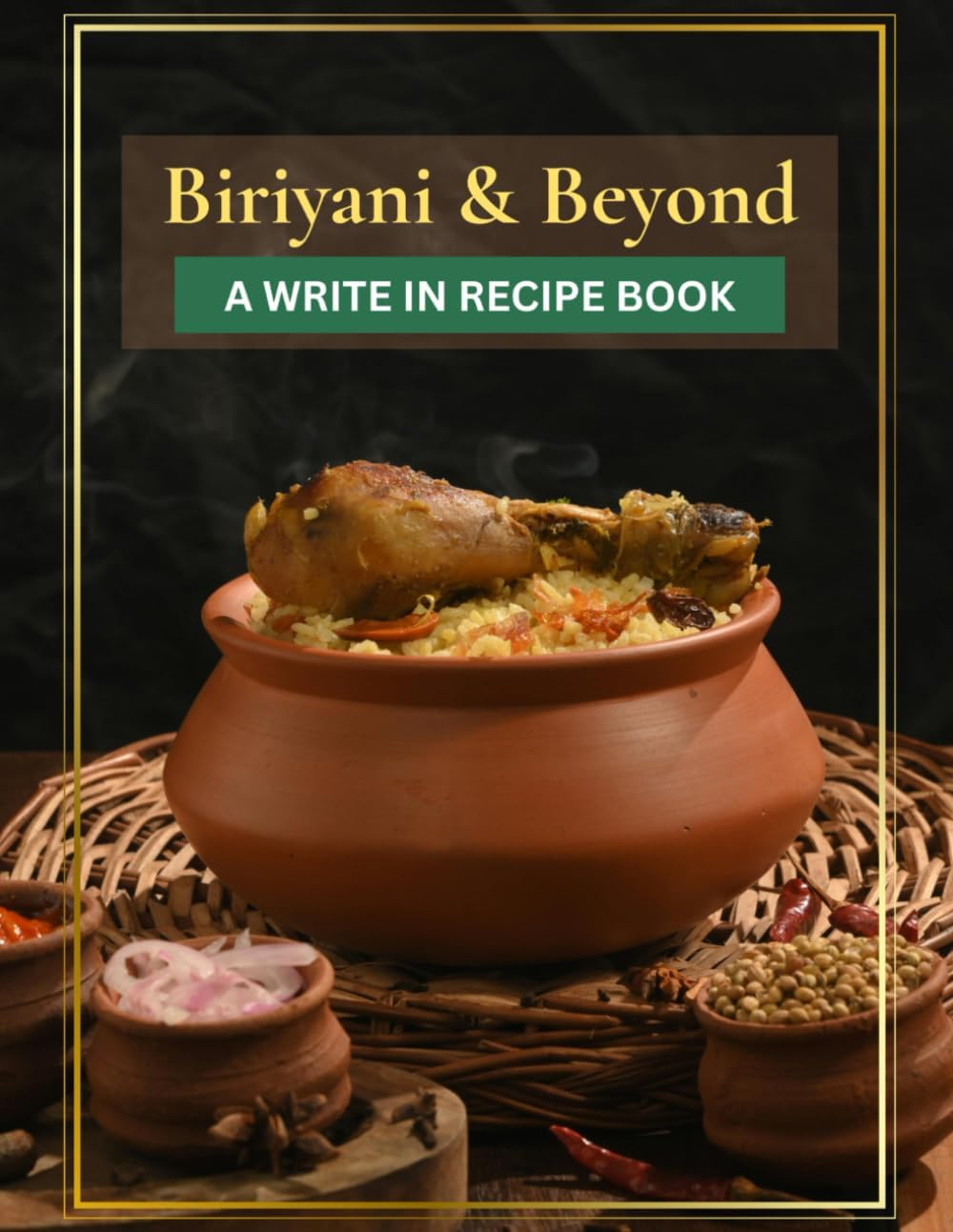 Biryani & Beyond: A Blank Recipe Journal to Write In: Personal Non-Veg Cookbook to Record Signature Meat Dishes,Chicken, Sea food, and Traditional Rice Specialties | Gift for Home Chefs and BBQ Lovers