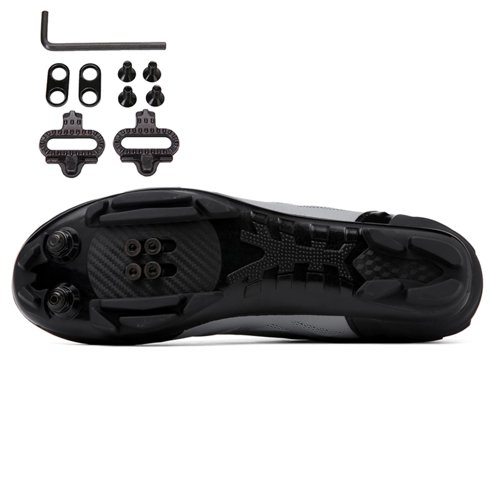 Scarpe da Mountain Bike da Uomo Scarpe da Ciclismo MTB Compatibili con Il Sistema SPD per La Guida All'aperto Indoor con Tacchetti SPD