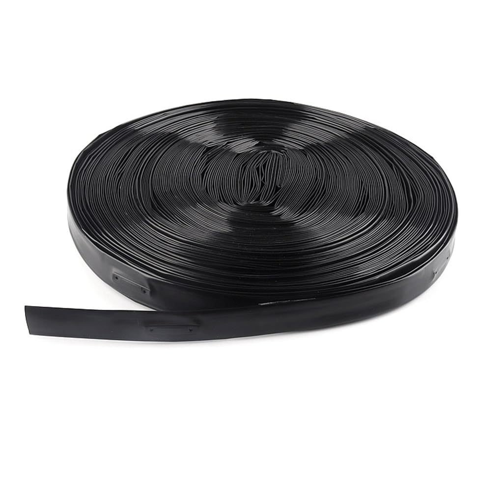 Drip Irrigation Tubing, Micro Drip Irrigation Tube 50m 16mm 0.2mm Thick Multiple Hole Spacings Greenhouse Farm(No Hole)
