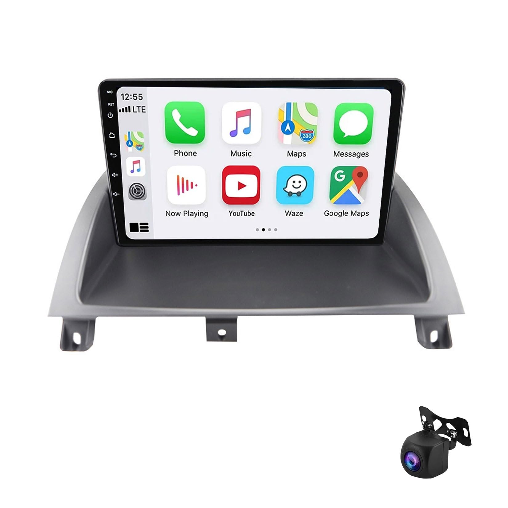 Android 12 radio samochodowe stereo z nawigacją GPS dla Rover MG3 MG 3 2010-2016 9-calowy ekran dotykowy radio samochodowe Bluetooth odtwarzacz multimedialny obsługa 4G / WIFI/Carplay / Android