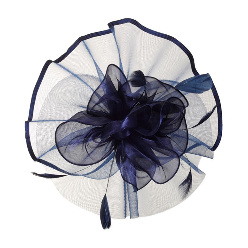 Chapeau haut de forme en gaze pour mariage et banquet élégant