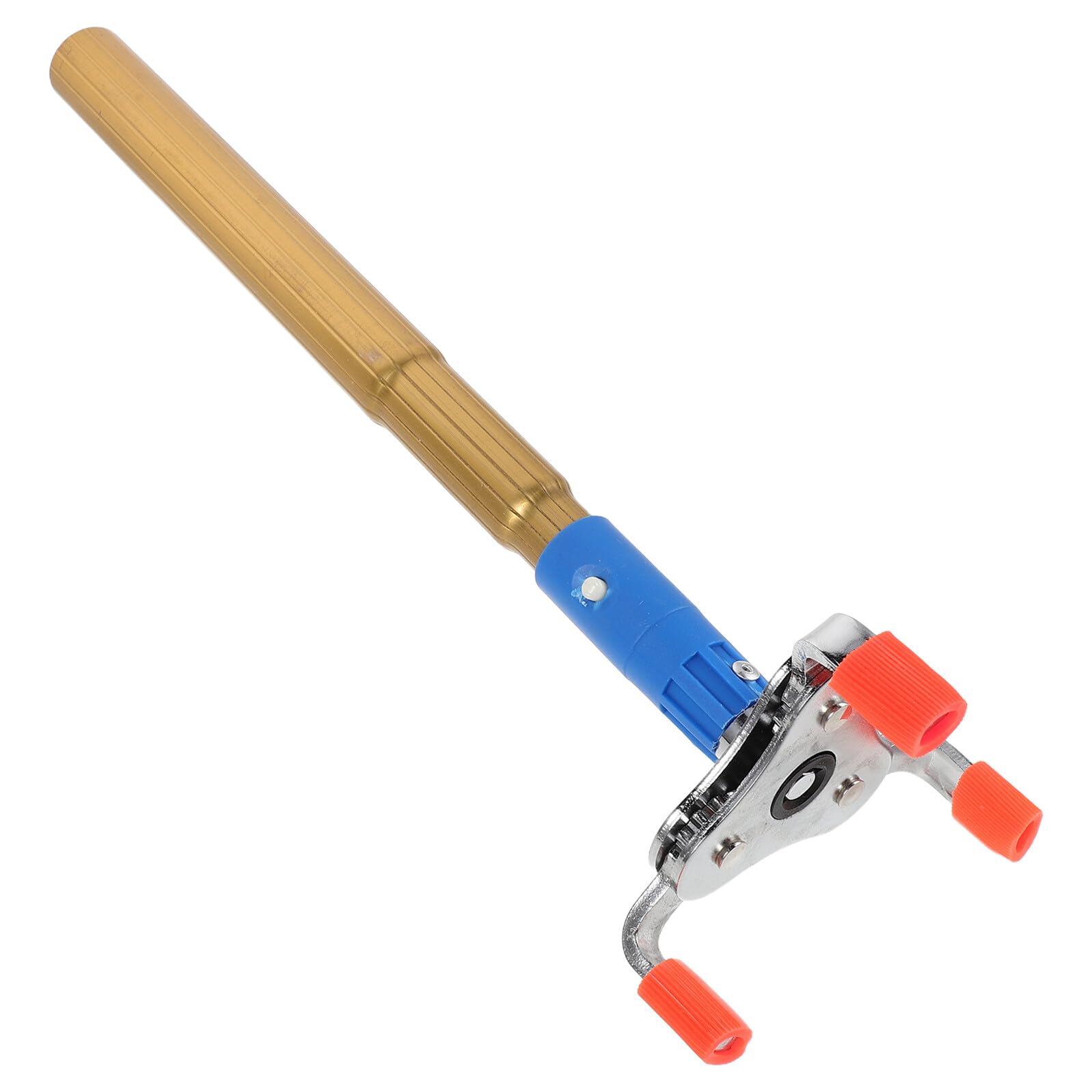 Herramienta de Desmontaje para Detector de Humo Tamaño Pequeño, Aleación de Aluminio Ligera, Cabezal con Garra para Techos Altos, Accesorio con Poste de 30 Cm para Mantenimiento