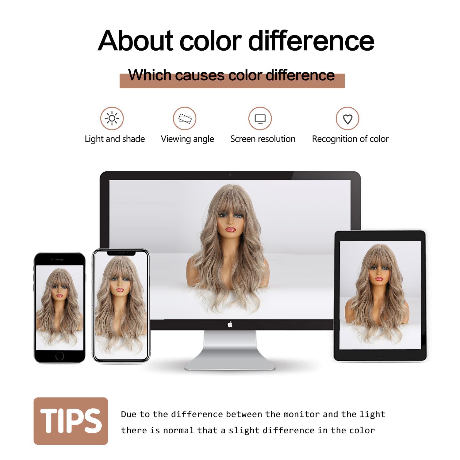 Esmee Long Straight Natural Synthetic Hair Layered Wigs for Women with Dark Roots for Daily Party Use-24 Inches: Blonde B