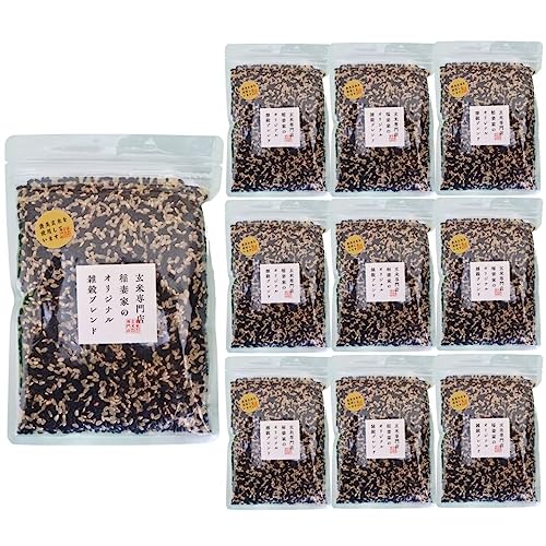 稲妻家 黒米ブレンド 3kg 国産 雑穀米 雑穀 グルテンフリー 混ぜるだけ パック 個包装 玄米 黒米 無添加 古代米