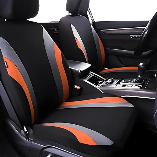 Miniatura 2 de AUCELI Juego completo de fundas de asiento de automóvil, fundas transpirables para asientos delanteros y traseros con esponja compuesta de 0.079 in