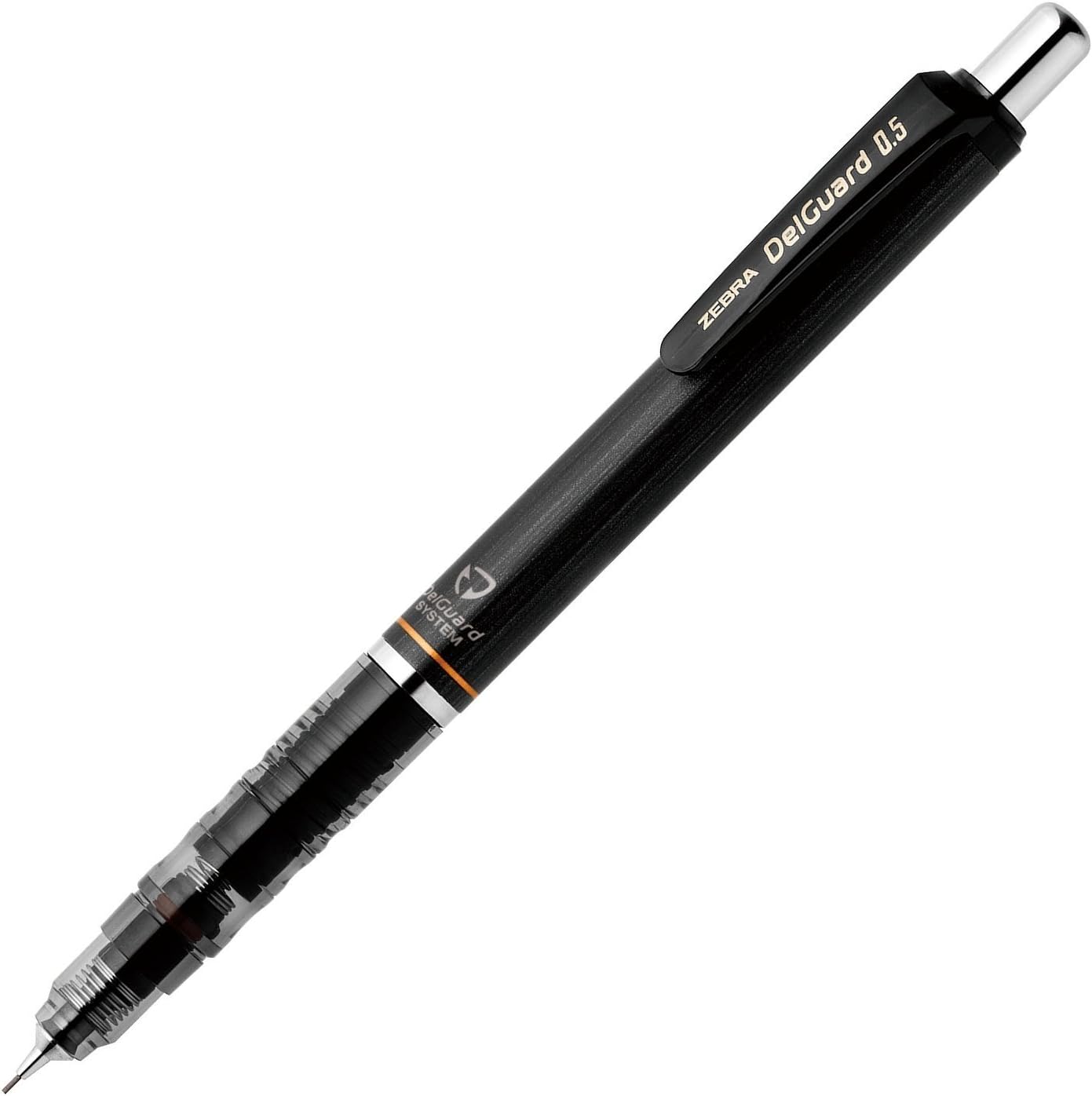 Zebra Delguard Mechanical Sharp Pencil Pink Blue Black White Green［japan Import］ (Black)