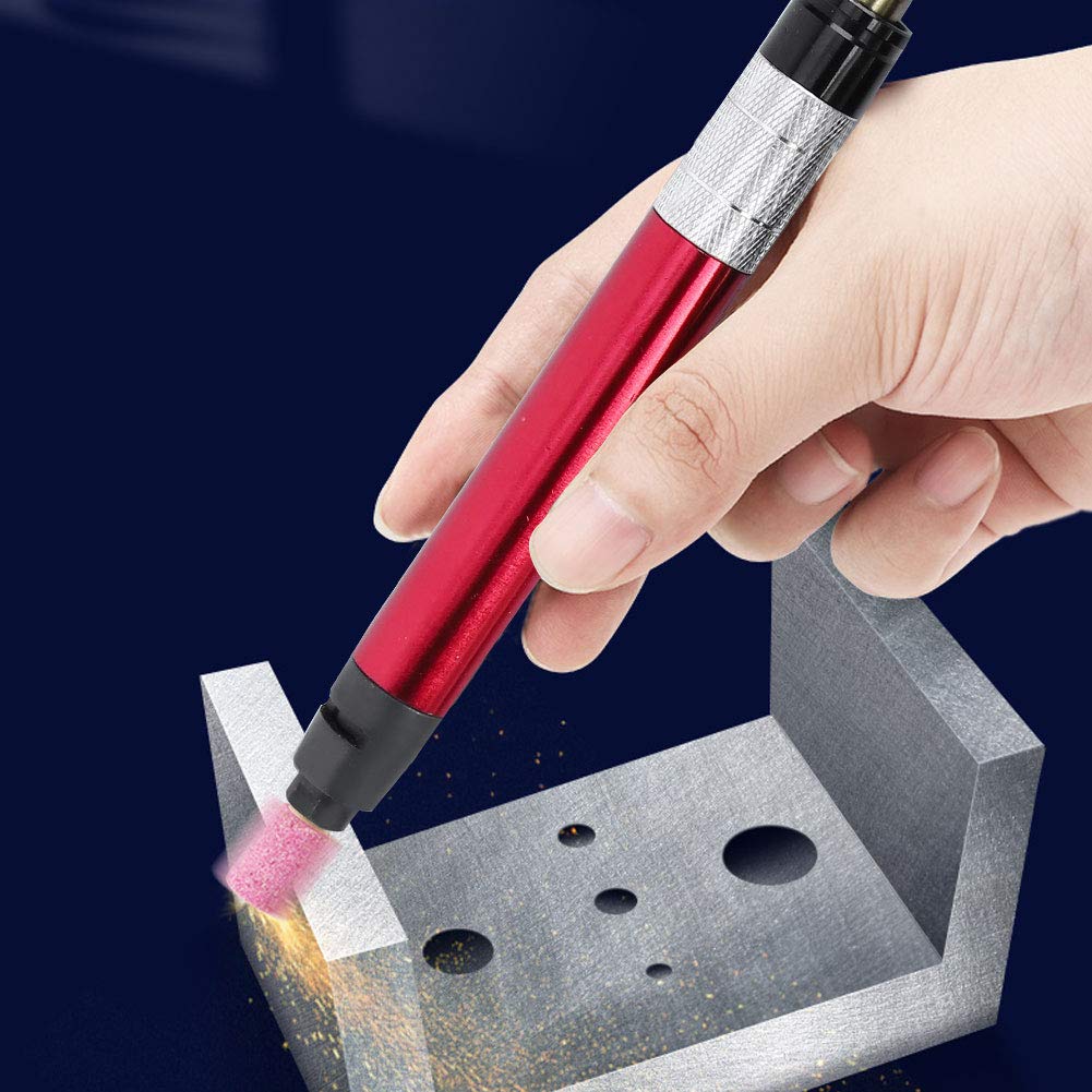 Smerigliatrice Pneumatica, Levigatrice Rotorbitale ad Aria Casuale Rotante Bagnata Pneumatica Compressa Levigatrice Portatile a Matita per Penna 58000RPM