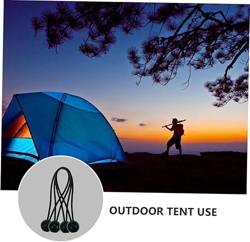 Miniatura 9 de iplusmile 75 piezas de cuerda elástica con bola Fitness Tether cuerda de encuadernación de poliéster