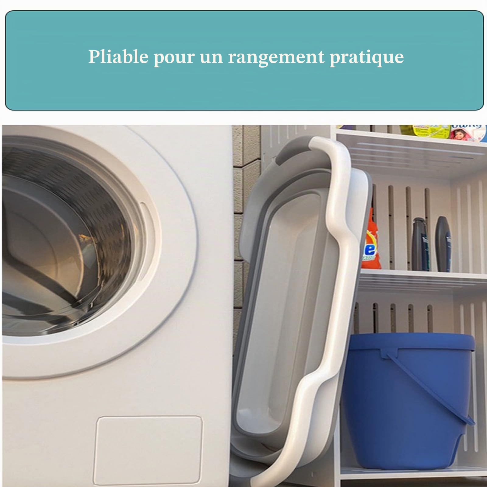 Baignoire Pliable pour Chiens de Petite et Moyenne Taille,Petite Piscine pour Chiens Avec Bouchon de Vidange,Baignoire Portable pour Animaux, Intérieur et Extérieur,Multifonctionnelle(60X40CM)