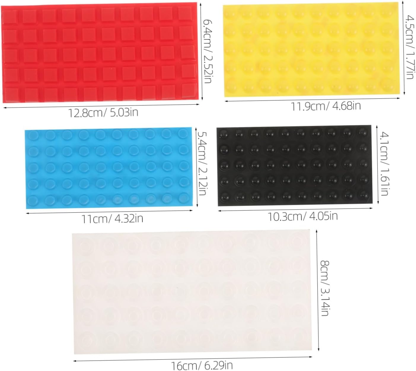 Alipis 5pcs Braille Tactile Dots Stickers with Adhesive Backing for Low Vision Assistance and Easy to Apply Suitable for Visual Impairment Aid and Daily Use