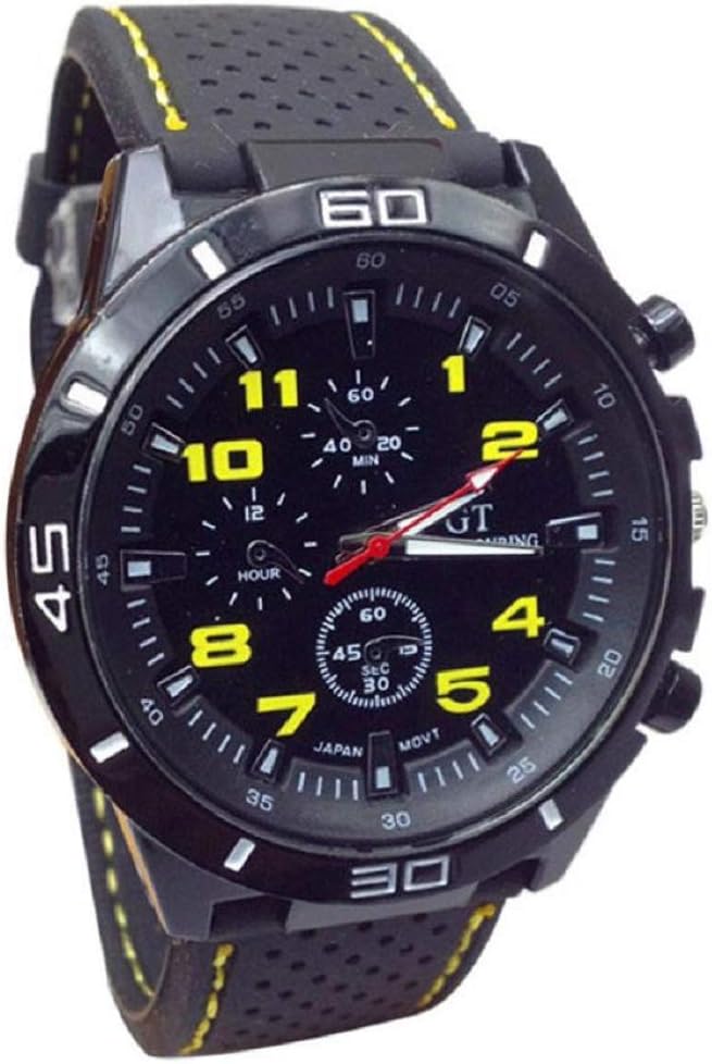 wuayi Men's Wrist Watch Bracelet Casual Business Sports Quartz Watch Analogue Display for Xmas Birthday Gift