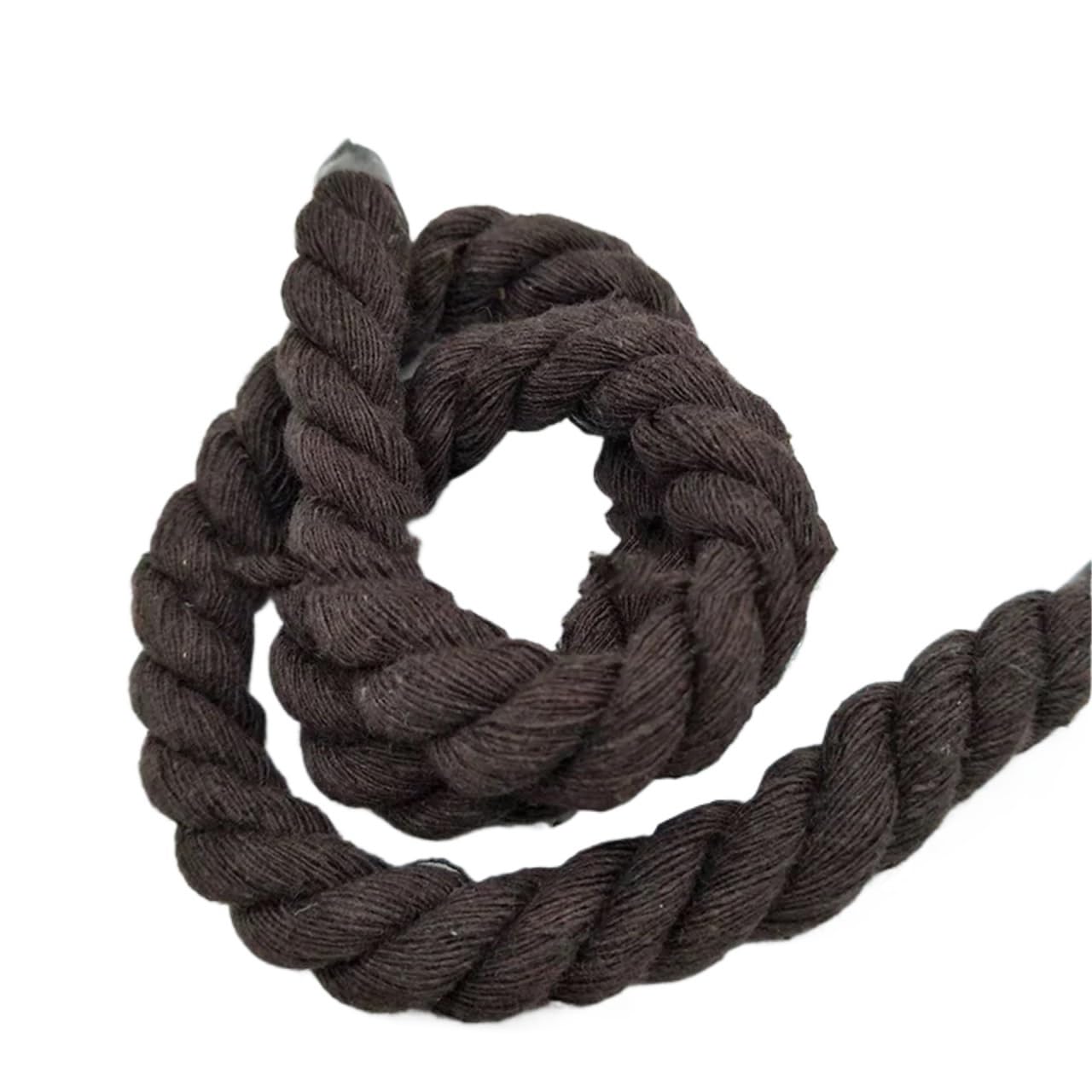 Twisted Cotton Cord 1-5Meters 12mm 3 Strands Twisted Cotton Rope Woven Braid Bag Cords Home Decor Drawstring Ropes DIY