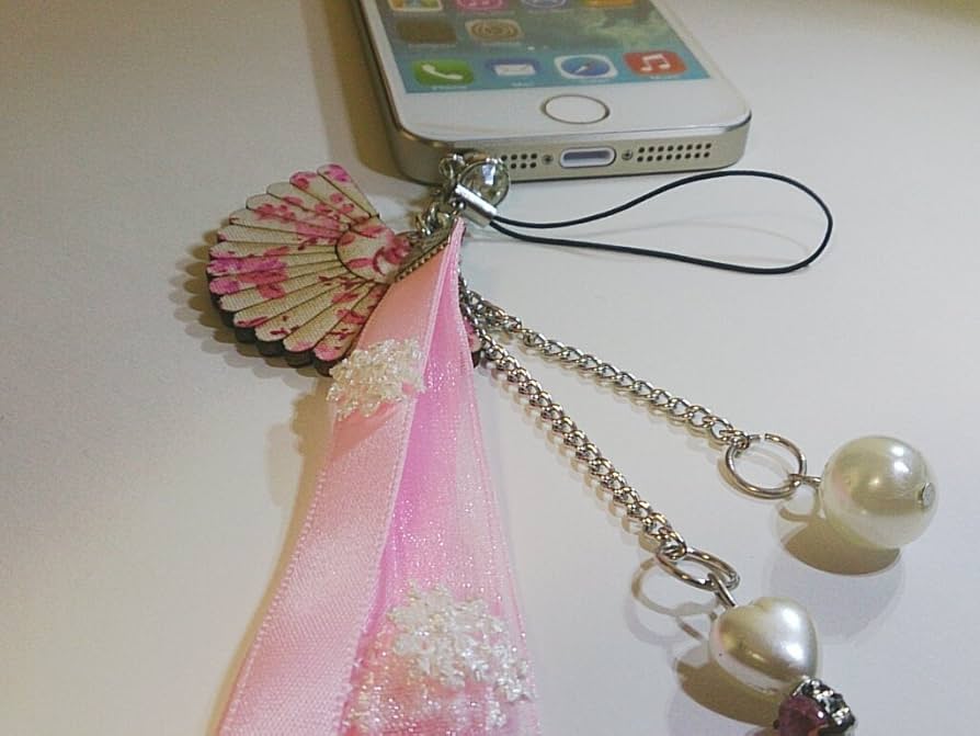 扇子モチーフ  イヤホンジャック 扇子モチーフ イヤホンジャック