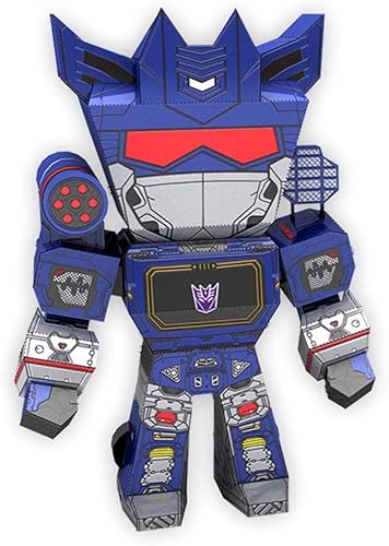 Fascinations Kit de modelo de metal 3D de onda sonora de caricatura de metal de metal