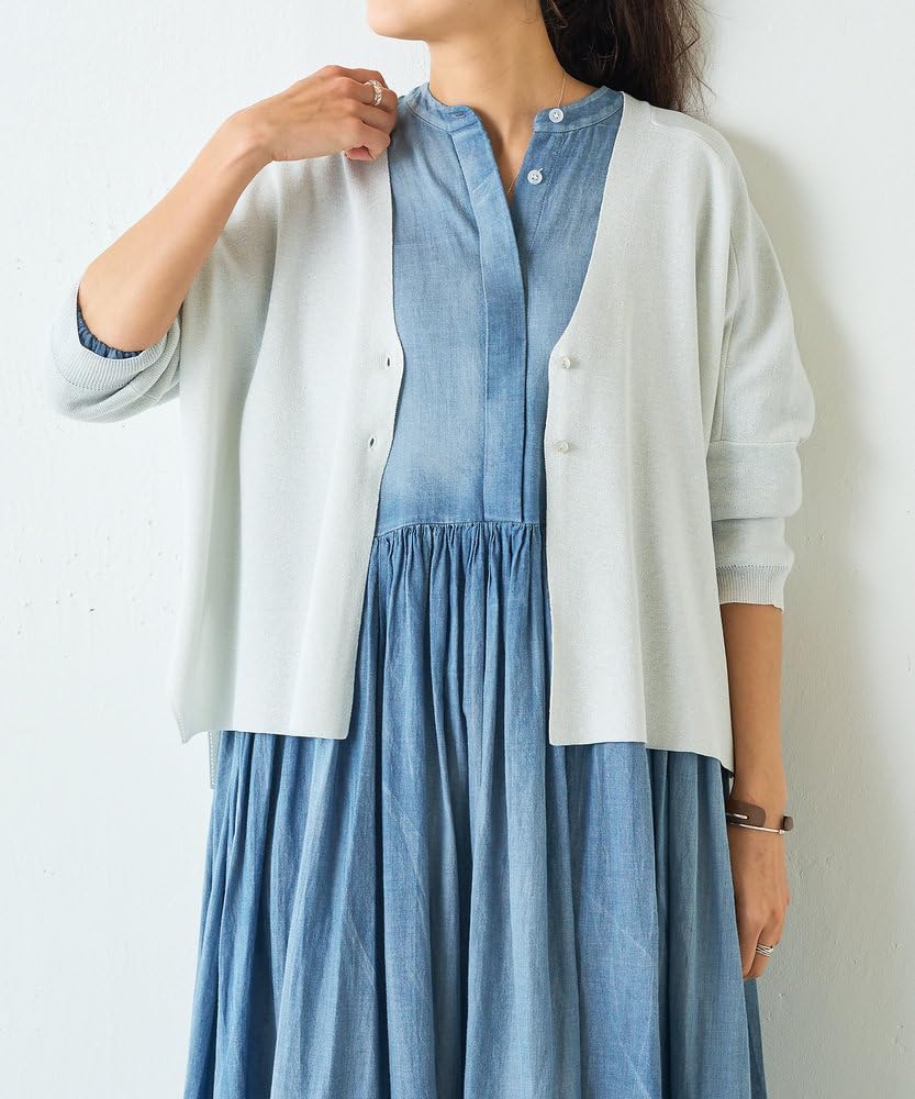 【新品未使用】BEARDSLEY ビアズリー シフォンデニムギャザーワンピース Amazon.co.jp: [BEARDSLEY] [ビアズリー] シフォンデニム