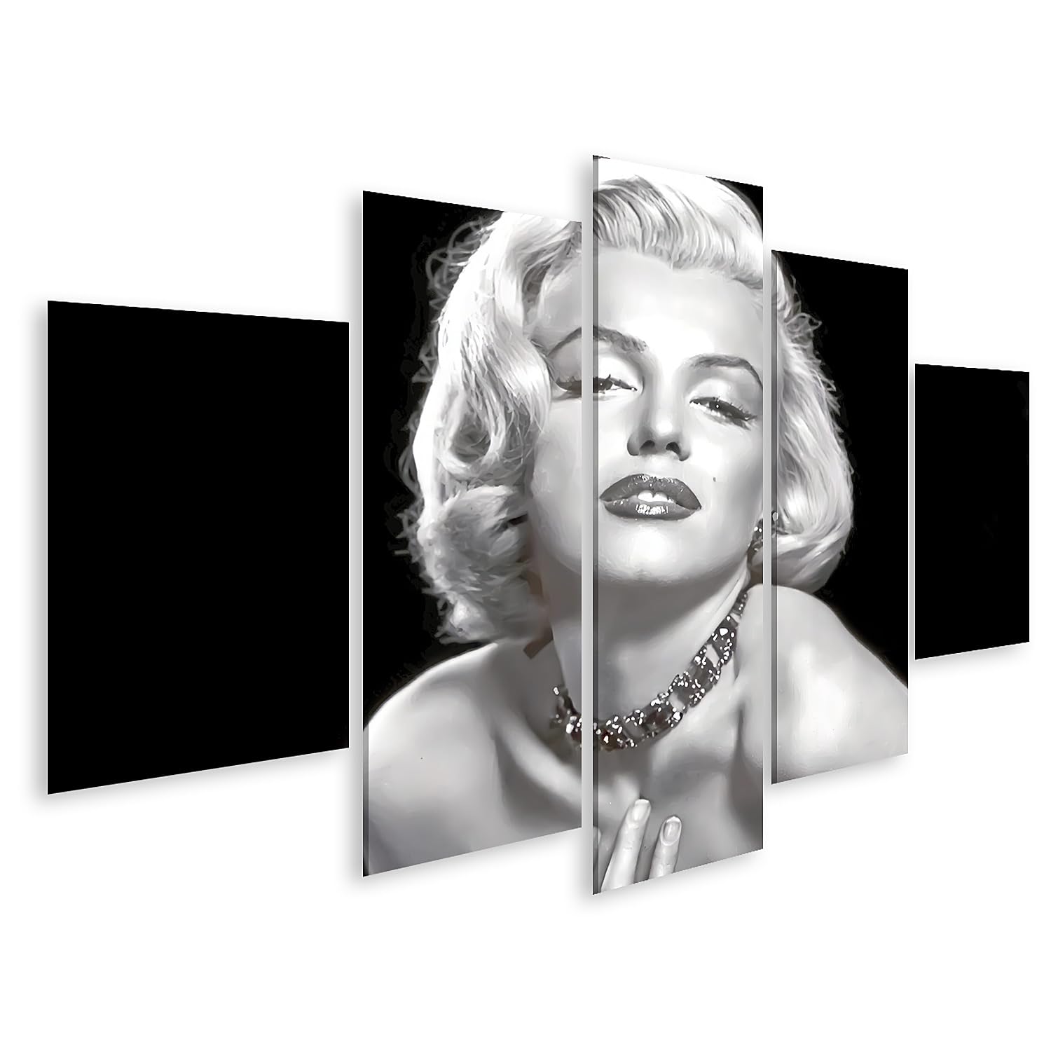 islandburner Bild auf Leinwand Marilyn Monroe V3 Bilder Wandbilder 170x80cm
