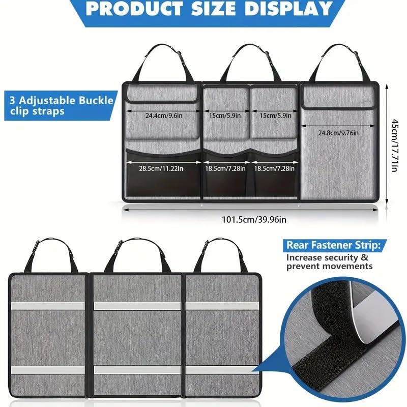 Organizador de maletero para Toyota Yaris Cross Hybride bolsa desmontable 3