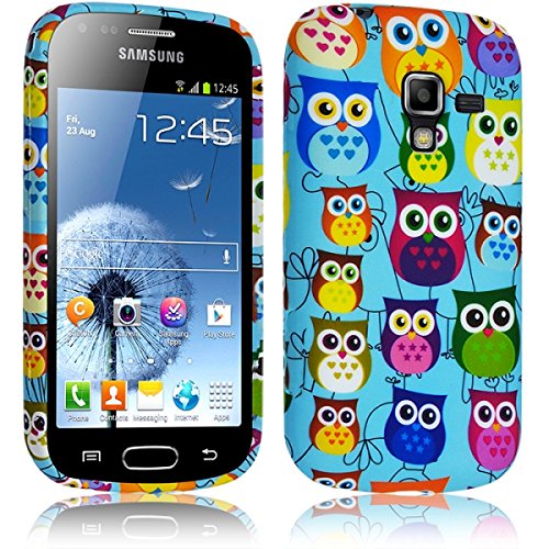 Seluxion - Housse Etui Coque Semi Rigide avec Motif KJ23 pour Samsung Galaxy Trend Lite S7390 + Film de Protection