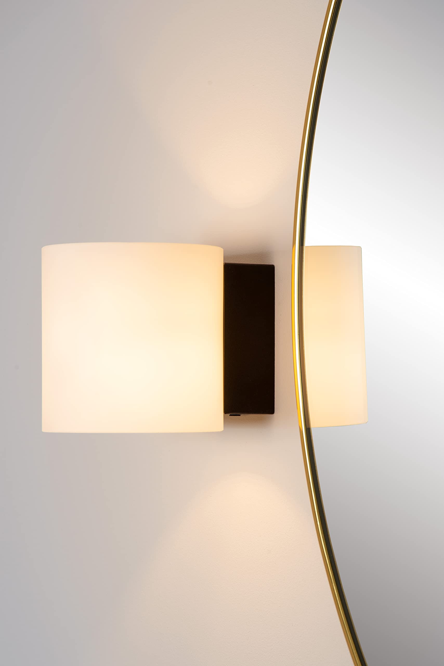 LUCIDE JELTE Applique murale Salle de bains 1xG9 IP44 Noir