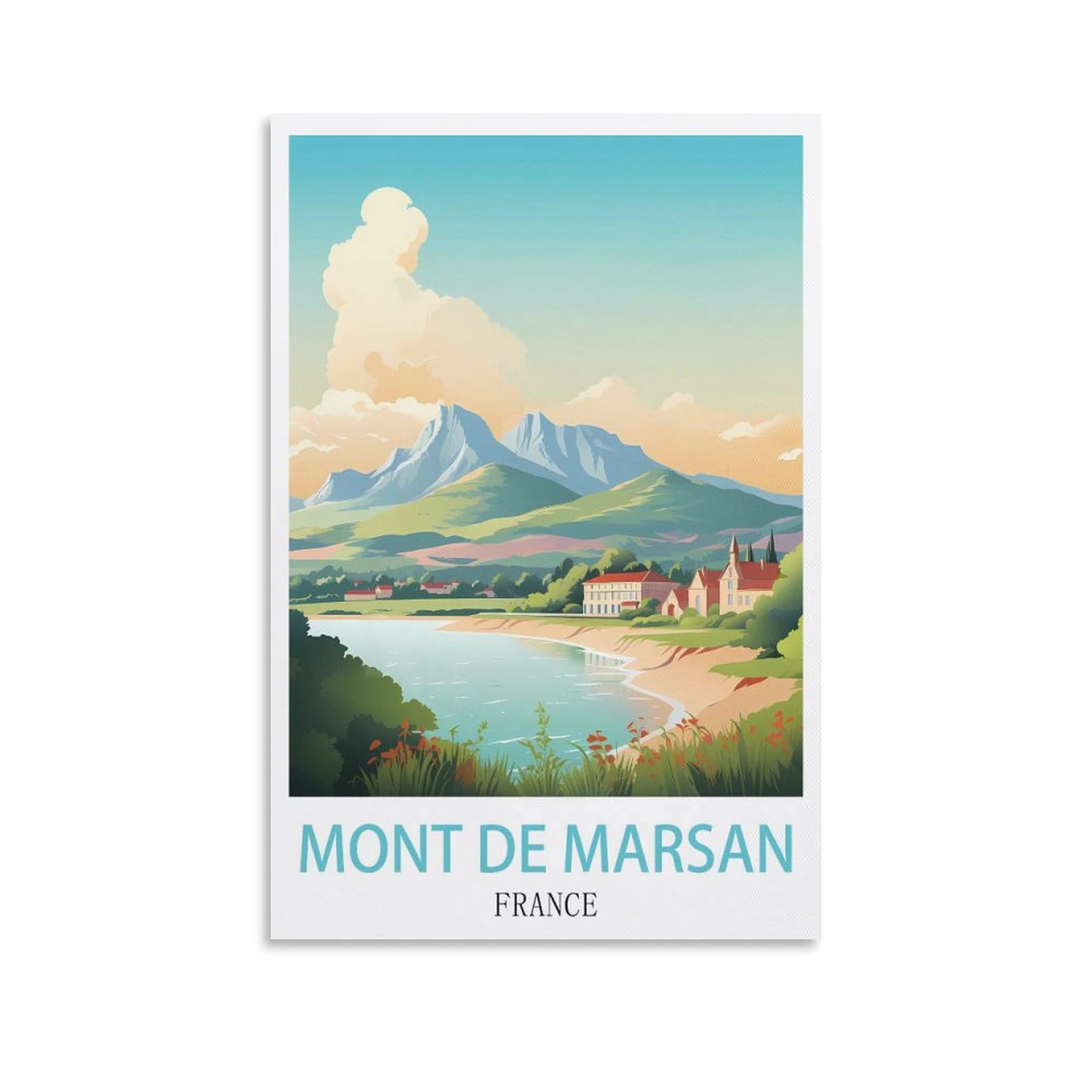 Casse-tête pour Adultes 2000 Mont de Marsan France Casse-tête pour Jeux d’activités familiales Difficiles Casse-tête DIY pour la décoration intérieure 70x100 cm