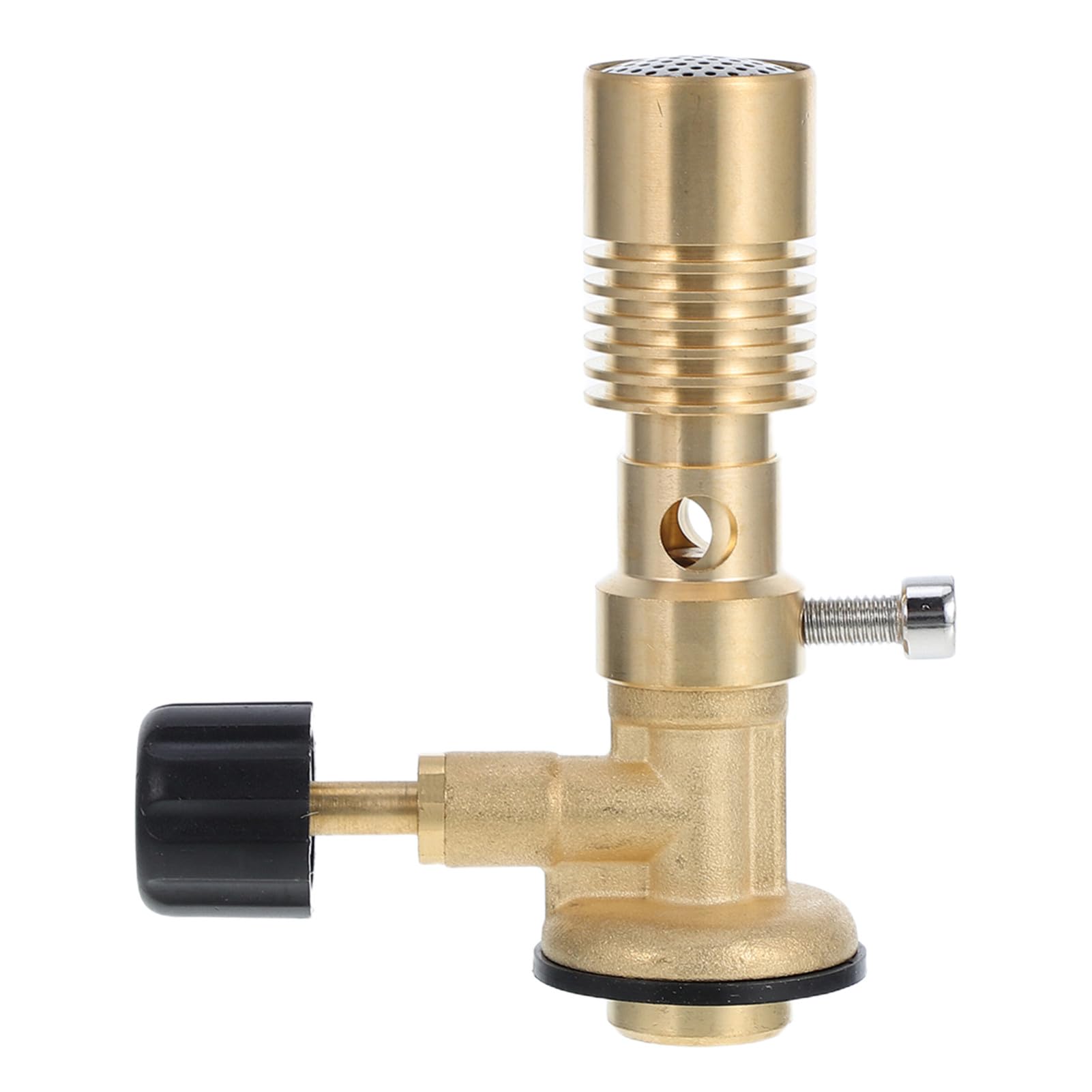 HOMSFOU Brûleur Bunsen Contrôle Complet Portable en Laiton Plus Sûr Qu'un Brûleur Standard pour Laboratoire et Usage Professionnel