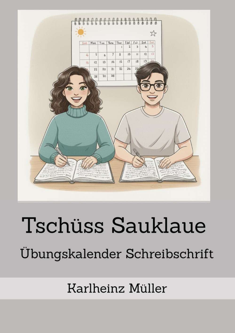 Tschüss Sauklaue - Handschrift-Übungskalender Schreibschrift: Ein Jahr Training für eine schöne Schreibschrift: Täglich eine Seite Übungen für eine ... Sauklaue - Ihr Schönschrift-Training)