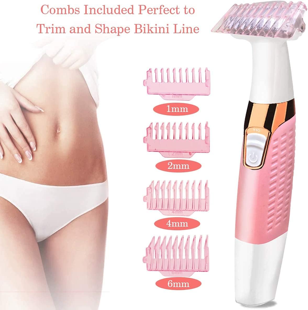 Lady Shaver, Women’s Electric Shaver Bikini Trimmer Facial Hair Remover